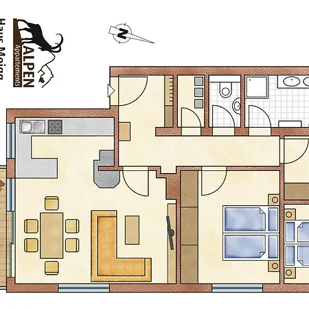 Alpen Moigg Lejlighed *